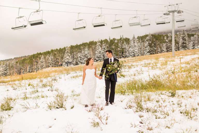 Saaty Photographer: Flagstaff Arizona Snowbowl Wedding Photographer
