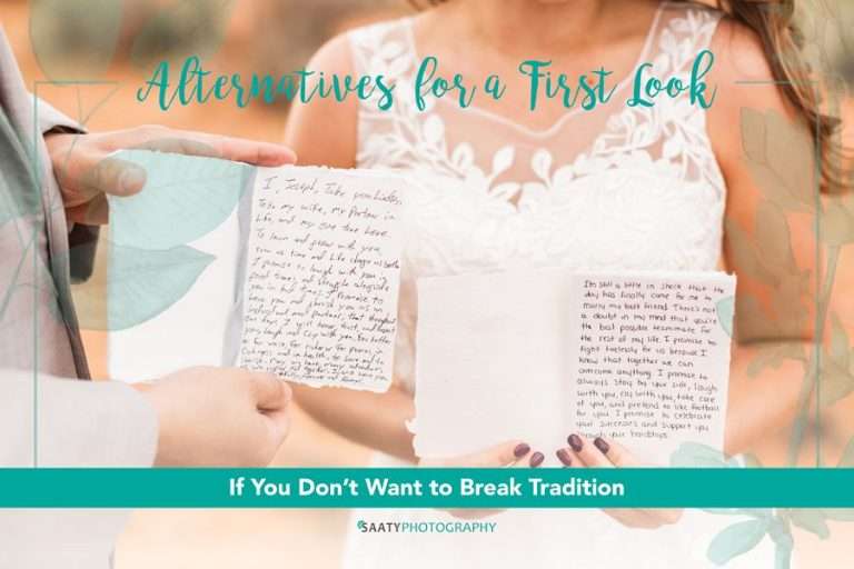 Saaty Photography - Fun Alternatives to a First Look on Your Wedding Day