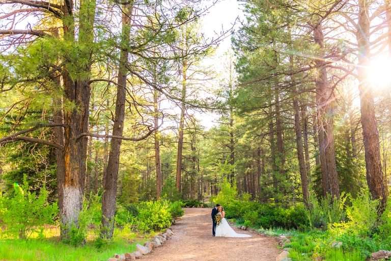 Stephanie and Sinai: Wedding Arboretum at Flagstaff Unconventional Wedding Venues in Flagstaff