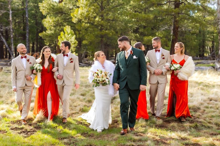 Alex and Eric: Flagstaff Nordic Village Wedding